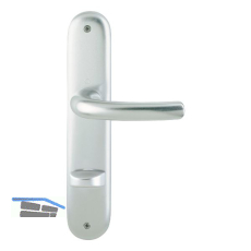 Dr�ckergarnitur TOKYO - auf Schild WC 90, 37 - 42, silber eloxiert