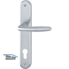 Dr�ckergarnitur VERONA - auf Schild PZ 88, 37 - 47, silber eloxiert