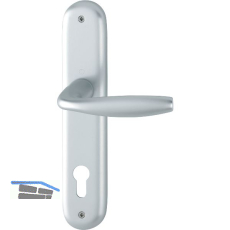 Dr�ckergarnitur NEW YORK - auf Schild PZ 88, 35 - 45, silber eloxiert