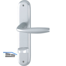 Dr�ckergarnitur NEW YORK - auf Schild WC 90, 37 - 42, 8/8,5 silber eloxiert