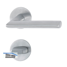 HOPPE Dr�ckergarnitur STOCKHOLM - auf Flachrosette WC, 35 - 45, Edelstahl matt