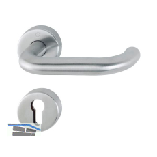 FH Dr�ckergarnitur PARIS - auf Rosette PZ, 40 - 45, Edelstahl matt