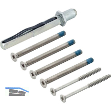 HOPPE Befestigungsset f�r Wechselgarnituren SERTOS, mit Vierkantstift 8,5 x 90