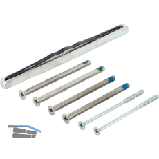 HOPPE Befestigungsset f�r Dr�ckergarnituren SERTOS, mit Vierkantstift 8,5 x 145