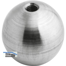 CROSO Vollkugel mit einseitigem Sackgewinde M6, Kugel � 20 mm,Edelstahl V2A