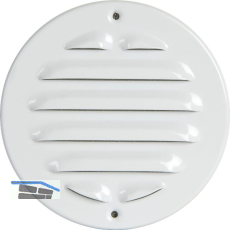 UPMANN Wetterschutzgitter aufschraubbar rund 150 mm Alu wei�