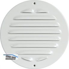 UPMANN Wetterschutzgitter aufschraubbar rund 200 mm Alu wei�