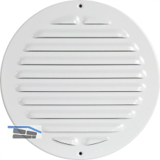 UPMANN Wetterschutzgitter aufschraubbar rund 250 mm Alu wei�