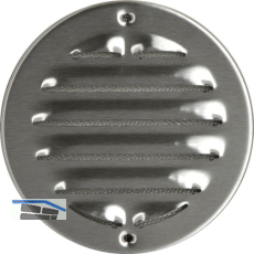 UPMANN Wetterschutzgitter aufschraubbar rund 150 mm Edelstahl V2A geb�rstet