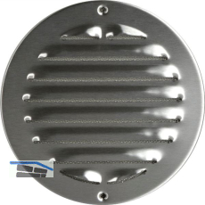 UPMANN Wetterschutzgitter aufschraubbar rund 200 mm Edelstahl V2A geb�rstet