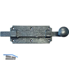 Halc� Querriegel gerade mit Schlaufe, Stahl verzinkt schwarz passiviert