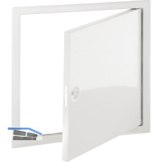 UPMANN Revisionst�r Softline Vierkantverschluss Stahl wei� RAL9016 200x400 mm