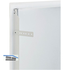 UPMANN Revisionst�r Softline mit Schnappverschluss 300x300 mm Stahl wei� RAL9016