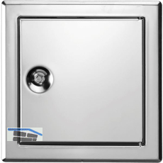 UPMANN Revisionst�r Softline Vierkantverschluss Edelstahl poliert 150x150 mm