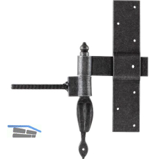 HALC� T�rkreuzband Hall mit Einschraubkloben, Stahl verzinkt schwarz passiviert