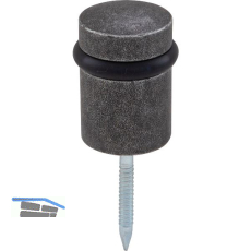 HALC� Bodent�rpuffer � 30 mm, Stahl verzinkt schwarz passiviert