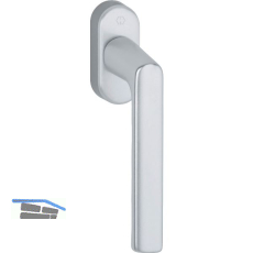 HOPPE Fenstergriff HAMBURG, Aluminium silber eloxiert