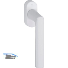 HOPPE Fenstergriff HAMBURG, Aluminium wei�