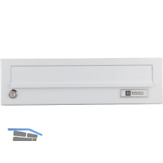 JU Ersatzt�re f�r Hausbrieffachanlage 375 x 110 mm, wei� RAL 9016
