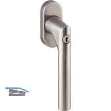 ECO Fenstergriff FO-310 A versperrbar, Edelstahl matt