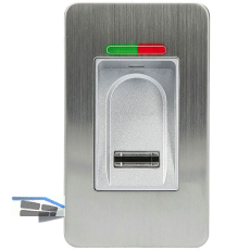 IDENCOM Fingerscanner BioKey Inside APP, Edelstahl