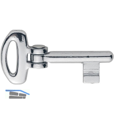 HOPPE Klappring-Schl�ssel MS verchromt