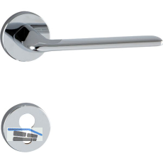 MARCHESI Dr�ckergarnitur UMAG auf Rosette PZ, 38-45 mm, Zamak verchromt