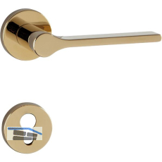 MARCHESI Dr�ckergarnitur ZADAR auf Rosette PZ, 38-45 mm, Zamak messingf�rbig