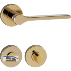 MARCHESI Dr�ckergarnitur ZADAR auf Rosette WC, 38-45 mm, Zamak messingf�rbig