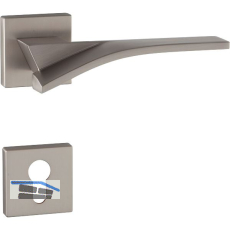 MARCHESI Dr�ckergarnitur TABOR auf Rosette PZ, 38-45 mm, Zamak vernickelt matt