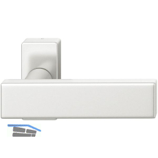 FSB Rahment�rdr�cker 09 1003 Hochhaltefeder B eckige Rosette Aluminium silber