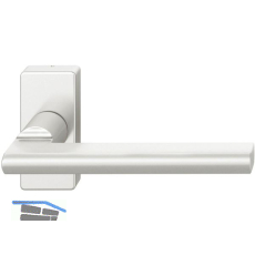 FSB Rahment�rdr�cker 09 1035 Hochhaltefeder B eckige Rosette Aluminium silber