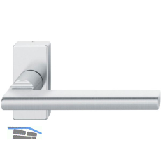 FSB Rahment�rdr�cker 09 1035 Hochhaltefeder B eckige Rosette Edelstahl matt