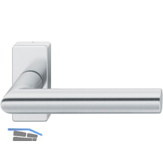 FSB Rahment�rdr�cker 09 1076 Hochhaltefeder B eckige Rosette Edelstahl matt