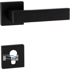 MARCHESI Dr�ckergarnitur BUDAPEST Rosette PZ, 38-45 mm, Zamak schwarz matt