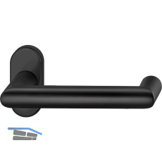 FSB FH-Rahment�rd�cker 09 1016 Hochhaltefeder B Aluminium tiefschwarz RAL9005