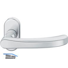 FSB FH-Rahment�rdr�cker 09 1043 Standfl�gel ovale Rosette Edelstahl matt