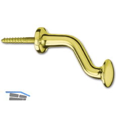 Fensterschutzkopf zum Einschrauben, 52 mm, Messing poliert