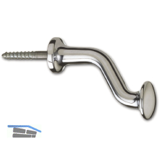 Fensterschutzkopf zum Einschrauben, 60 mm, Aluminium poliert