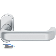 FSB Rahment�rdr�cker 09 1243 Hochhaltefeder B ovale Rosette Edelstahl matt