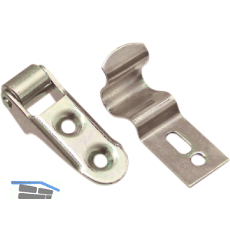 Fensterschnapper m. Rolle und Federschlie�haken, Stahl verzinkt