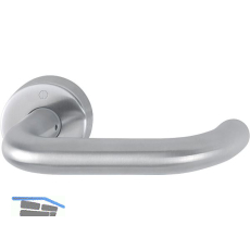 HOPPE Dr�ckerhalbgarnitur PARIS rund, Vierkant 10/62mm, Edelstahl matt