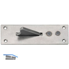 Paderschnapper, Platte 110 x 33 mm, Stahl verzinkt