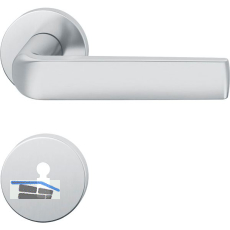 FSB Dr�ckergarnitur 12 1267 ASL auf Rosette BB, Edelstahl matt