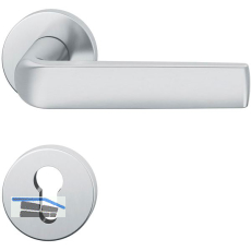 FSB Dr�ckergarnitur 12 1267 ASL auf Rosette PZ, Edelstahl matt