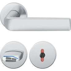 FSB Dr�ckergarnitur 12 1267 ASL auf Rosette WC, Edelstahl matt