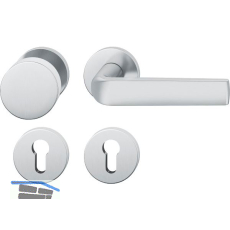 FSB Wechselgarnitur 12 1267 ASL auf Rosette PZ, Edelstahl matt