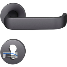 FSB Feuerschutz Dr�ckergarnitur 79 1268 AGL DIN EN179 PZ, Aluminium schwarz matt