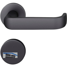 FSB Feuerschutz Standfl�gelgarnitur 79 1268 AGL DIN BL, Aluminium schwarz matt