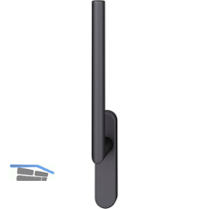 FSB Hebeschiebet�rgriff 34 1076, Aluminium schwarz matt